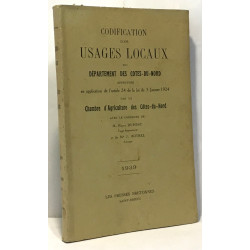 Codification des Usages locaux du département des Côtes-du-Nord...