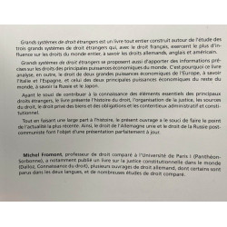 Grands systèmes de droit étrangers - 3e édition
