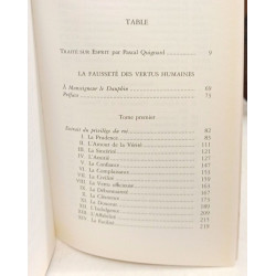 La Faussete Des Vertus Humaines