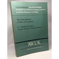 The Latin sermons of Odo of Canterbury | Verhandelingen van de...