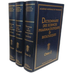 Dictionnaire des sciences pharmaceutiques biologiques - 3 volumes...