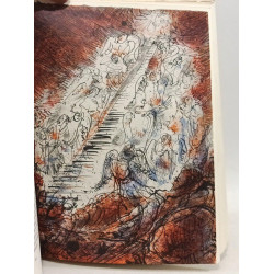 La bible - ancien et nouveau testament --- avec une aquarelle et...