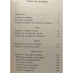 L'église et les laïcs de Newman à Paul VI