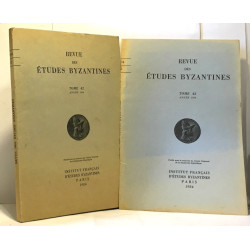 Revue des études byzantines - Tome 42 année 1984