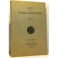 Revue des études byzantines - Tome 42 année 1984