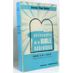 Philosophie de la bible hébraïque