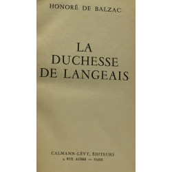 La duchesse de Langeais