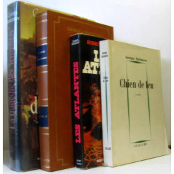 4 livres: La tragédie des templiers, Henri IV, Les atlantes, Chien...