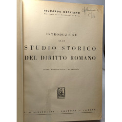 Introduzione allo studio storico del diritto romano