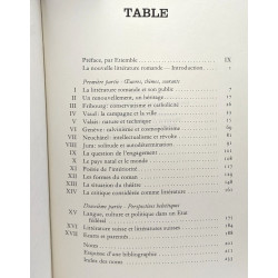 La nouvelle littérature romande: Essai