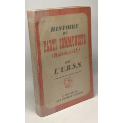 Histoire du parti communiste (bolchévik) de l'U.R.S.S