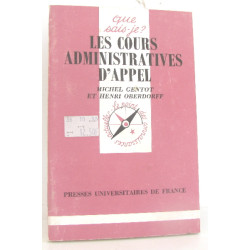 Les cours administratives d'appel