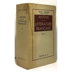 Histoire de la littérature tome deux