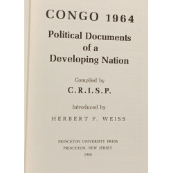 Congo 1964 Political documents of a developing nation