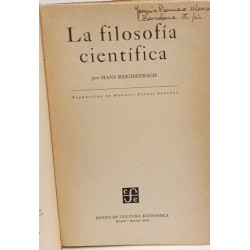 La filosofia cientifica