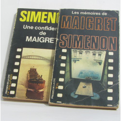 Une confidence de maigret - les mémoires de maigret simenon (lot...