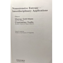 Nonextensive Entropy: Interdisciplinary Applications
