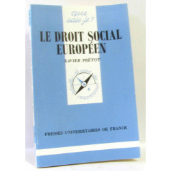 Le droit social européen