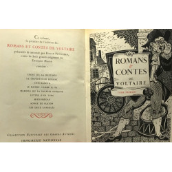 Romans et contes de Voltaire - tome un à quatre