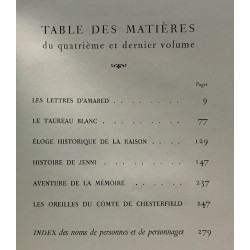 Romans et contes de Voltaire - tome un à quatre