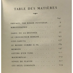 Romans et contes de Voltaire - tome un à quatre