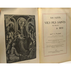 Vies es saint du Diocèse de Metz tome I --- Janvier Février ----...