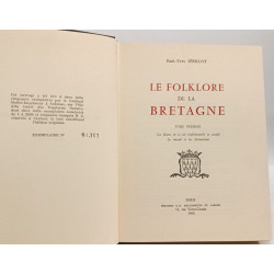 Le Folklore De La Bretagne - TOME 1: Les Phases De La Vie...