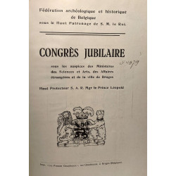 Congrès jubilaire - sous les auspices des ministères des Sciences...