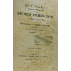 Dictionnaire médical et thérapeutique des spécialités...
