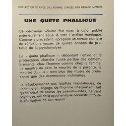 Une quete phallique - l'oedipe maniaque -2