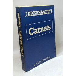 Carnets - Krishnamurti - avant propos de Mary Lutyens - traduit...