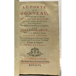 Le conte du tonneau tome seconde --- contenant tout ce que les...
