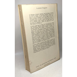 Le siecle d'auguste