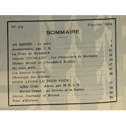 Ar Vro --- Bretonne d'études Bimestrielle --- 4 revues:...