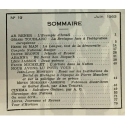 Ar Vro --- Bretonne d'études Bimestrielle --- 4 revues:...