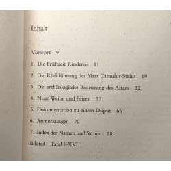 Der Mars-Camulus-Stein in der Pfarrkirche zu Rindern: Ro?m....
