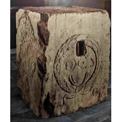 Der Mars-Camulus-Stein in der Pfarrkirche zu Rindern: Ro?m....