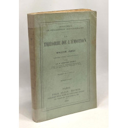 Théorie de l'émotion - introduction par Dr. Georges Dumas - 2e édition