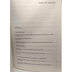 Musique - Musiques 2000 : Chronique de la vie musicale en Wallonie...