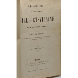 Géographie du département d'Ille et Vilaine avec une carte...