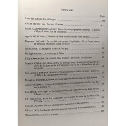 Mélanges Pierre Lévêque 2 livres: TOME 3. Anthropologie et société...