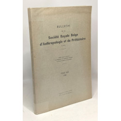 Bulletin de la Société royale Belge d'Anthropologie et de...