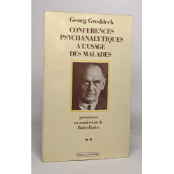 Conférences psychanalytiques à l'usage des malades prononcées au...