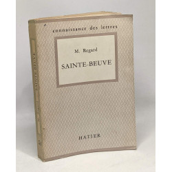 Sainte-Beuve - connaissance des lettres