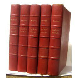THÉATRE DE RACINE en 5 volumes (collection complète édition...