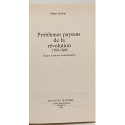 Problemes paysans de la revolution : 1789-1848 : études d'histoire...