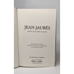 Jean Jaurès: Apôtre de la patrie humaine