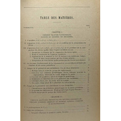 Fascicule I: Leçons sur quelques types simples d'équations aux...