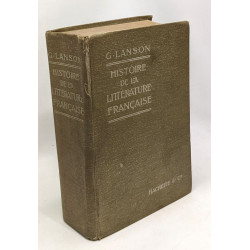 Histoire de la littérature française - 8e édition revue