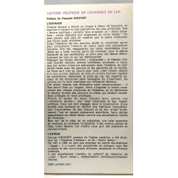 Lecture politique de l'Evangile de Luc (Collection Eglise pouvoir...